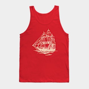 Sailing ship Tank Top